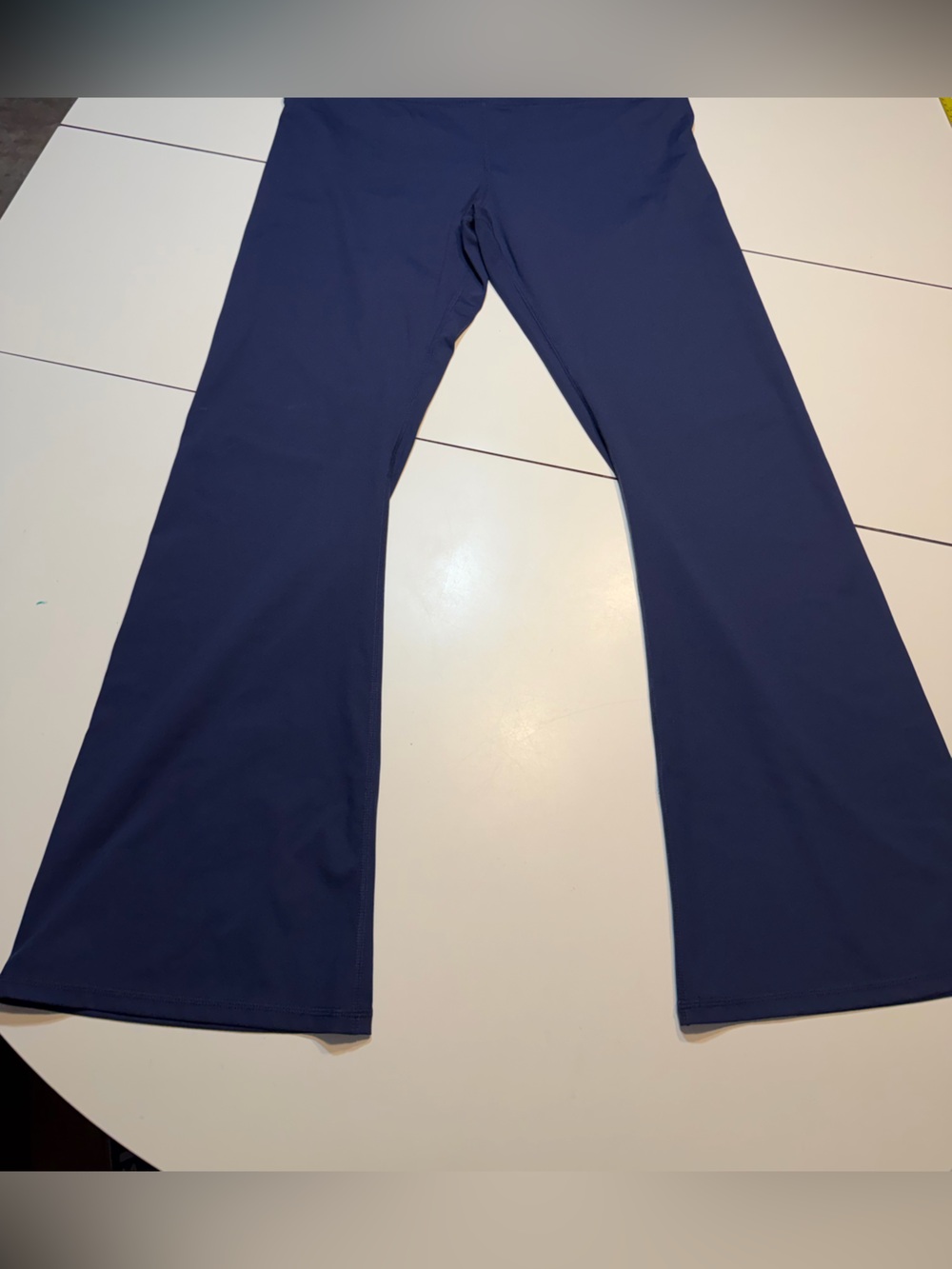 YITTY high-waisted navy blue flare leggings XL